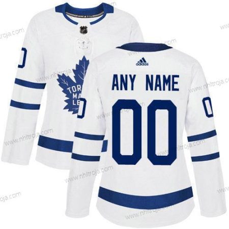 Adidas Dam Toronto Maple Leafs Skräddarsydda Vit Autentisk Borta Tröjor