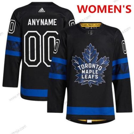 Adidas Dam Toronto Maple Leafs Skräddarsydda x Drew House Svart Autentisk Alternativ NHL Tröjor