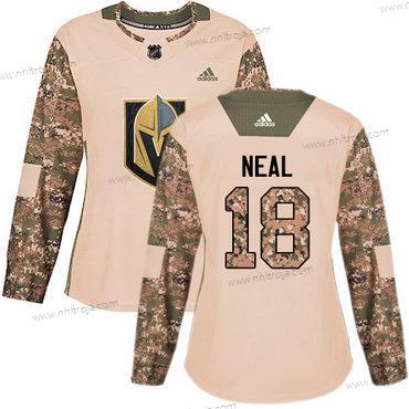 Adidas Dam Vegas Golden Knights #18 James Neal Camo Autentisk 2017 Veterans Day Stitched NHL Tröjor