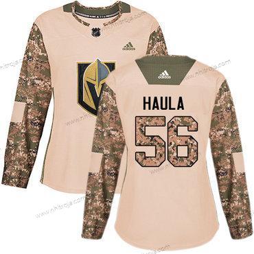 Adidas Dam Vegas Golden Knights #56 Erik Haula Camo Autentisk 2017 Veterans Day Stitched NHL Tröjor