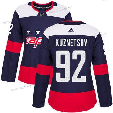 Adidas Dam Washington Capitals #92 Evgeny Kuznetsov Marin Autentisk 2018 Stadium Series Stitched NHL Tröjor