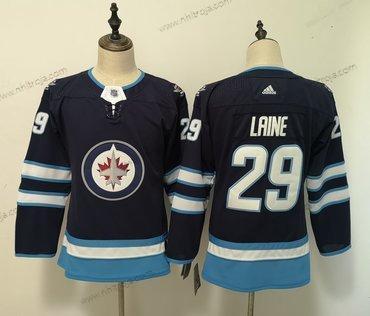 Adidas Dam Winnipeg Jets 29 Patrik Laine Marin Tröjor