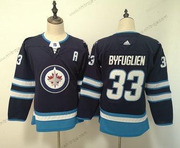 Adidas Dam Winnipeg Jets 33 Dustin Byfuglien Marin Tröjor