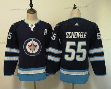 Adidas Dam Winnipeg Jets 55 Mark Scheifele Marin Tröjor