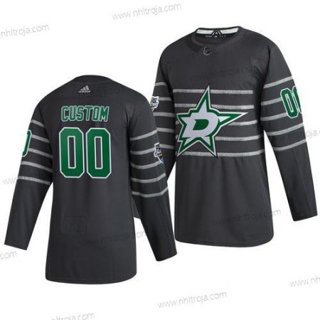 Adidas Herrar 2020 NHL All-Star Game Skräddarsydda Dallas Stars Autentisk Grå Tröjor