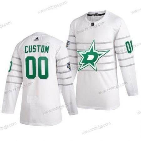 Adidas Herrar 2020 NHL All-Star Game Skräddarsydda Dallas Stars Autentisk Vit Tröjor