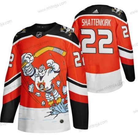 Adidas Herrar Anaheim Ducks #22 Kevin Shattenkirk Röd 2020-21 Omvänd Retro Alternativ NHL Tröjor