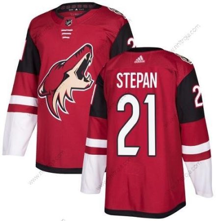 Adidas Herrar Arizona Coyotes #21 Derek Stepan Röd Autentisk Stitched NHL Hemma Tröjor