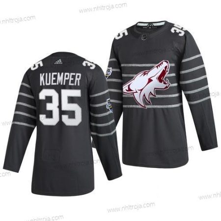 Adidas Herrar Arizona Coyotes #35 Darcy Kuemper Grå 2020 NHL All-Star Game Tröjor