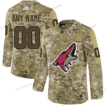 Adidas Herrar Arizona Coyotes Skräddarsydda Camo Tröjor