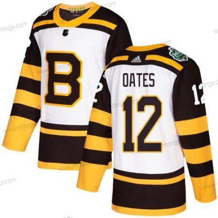 Adidas Herrar Boston Bruins #12 Adam Oates Vit Autentisk 2019 Vinter Klassisk Stitched NHL Tröjor