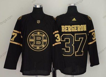 Adidas Herrar Boston Bruins 37 Patrice Bergeron Svart Guld Tröjor