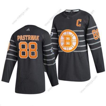 Adidas Herrar Boston Bruins #88 David Pastrnak Grå 2020 NHL All-Star Game Tröjor