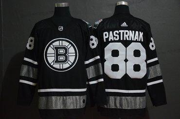 Adidas Herrar Boston Bruins 88 David Pastrnak Svart 2019 NHL All-Star Game Tröjor