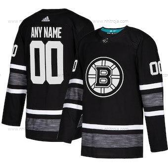 Adidas Herrar Boston Bruins Skräddarsydda Svart 2019 NHL All-Star Game Parley Autentisk Tröjor