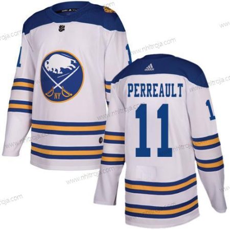 Adidas Herrar Buffalo Sabres #11 Gilbert Perreault Vit Autentisk 2018 Vinter Klassisk Stitched NHL Tröjor