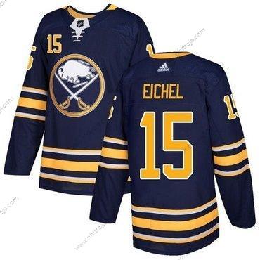 Adidas Herrar Buffalo Sabres #15 Jack Eichel Marin Blå Autentisk Stitched NHL Hemma Tröjor