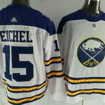 Adidas Herrar Buffalo Sabres #15 Jack Eichel Vit Road Autentisk Stitched NHL Tröjor