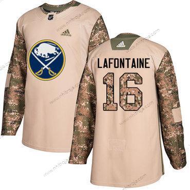 Adidas Herrar Buffalo Sabres #16 Pat Lafontaine Camo Autentisk 2017 Veterans Day Stitched NHL Tröjor