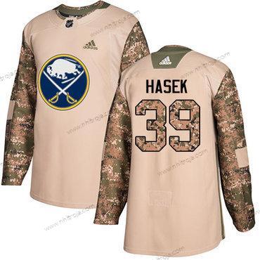 Adidas Herrar Buffalo Sabres #39 Dominik Hasek Camo Autentisk 2017 Veterans Day Stitched NHL Tröjor