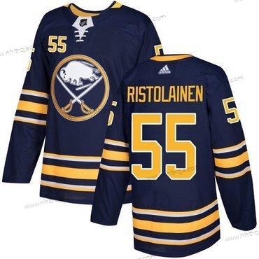 Adidas Herrar Buffalo Sabres #55 Rasmus Ristolainen Marin Blå Autentisk Stitched NHL Hemma Tröjor