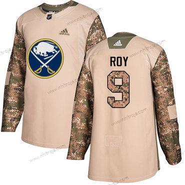 Adidas Herrar Buffalo Sabres #9 Derek Roy Camo Autentisk 2017 Veterans Day Stitched NHL Tröjor