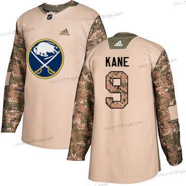 Adidas Herrar Buffalo Sabres #9 Evander Kane Camo Autentisk 2017 Veterans Day Stitched NHL Tröjor