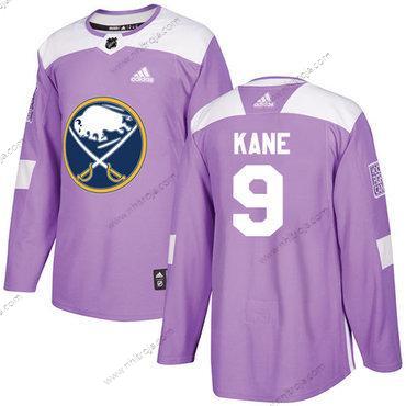 Adidas Herrar Buffalo Sabres #9 Evander Kane Lila Autentisk Bekämpar cancer Stitched NHL Tröjor