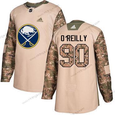 Adidas Herrar Buffalo Sabres #90 Ryan O’Reilly Camo Autentisk 2017 Veterans Day Stitched NHL Tröjor