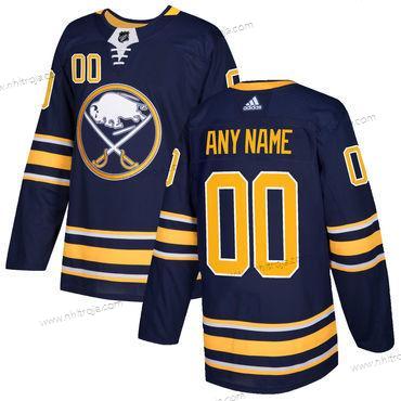 Adidas Herrar Buffalo Sabres Skräddarsydda Marin Blå 2017-2018 NHL Hemma Tröjor