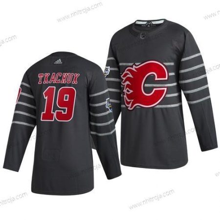 Adidas Herrar Calgary Flames #19 Matthew Tkachuk Grå 2020 NHL All-Star Game Tröjor