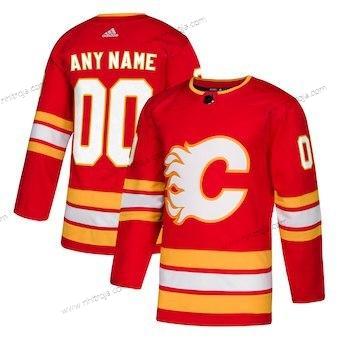 Adidas Herrar Calgary Flames Skräddarsydda Röd Alternativ Autentisk Tröjor