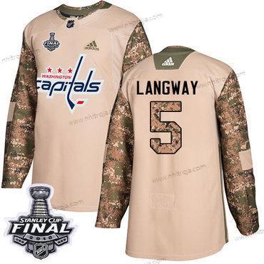 Adidas Herrar Capitals #13 Jakub Vrana Grön Salute to Service 2018 Stanley Cup Final Stitched NHL Tröjor