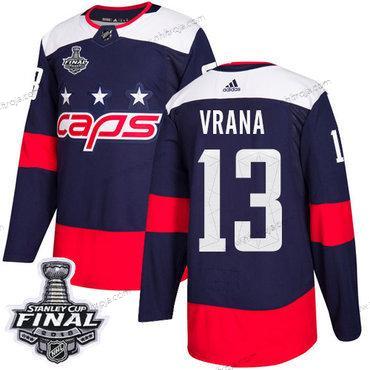 Adidas Herrar Capitals #13 Jakub Vrana Marin Autentisk 2018 Stadium Series Stanley Cup Final Stitched NHL Tröjor