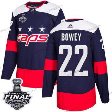 Adidas Herrar Capitals #22 Madison Bowey Marin Autentisk 2018 Stadium Series Stanley Cup Final Stitched NHL Tröjor