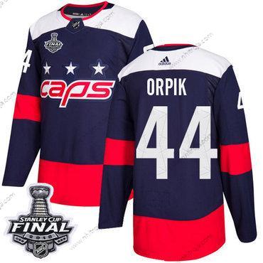 Adidas Herrar Capitals #44 Brooks Orpik Marin Autentisk 2018 Stadium Series Stanley Cup Final Stitched NHL Tröjor