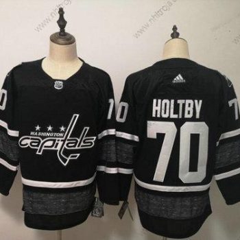 Adidas Herrar Capitals 70 Braden Holtby Svart 2019 NHL All-Star Game Parley Autentisk Player Tröjor