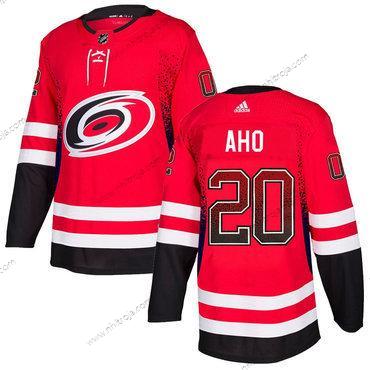 Adidas Herrar Carolina Hurricanes #20 Sebastian Aho Röd Tröjor