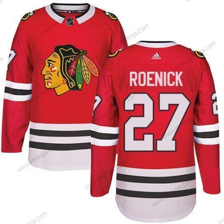 Adidas Herrar Chicago Blackhawks #27 Jeremy Roenick Röd Autentisk Stitched NHL Hemma Tröjor