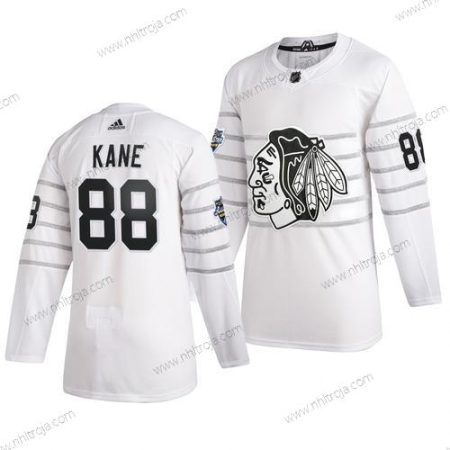 Adidas Herrar Chicago Blackhawks #88 Patrick Kane Vit 2020 NHL All-Star Game Tröjor