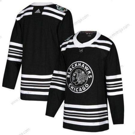 Adidas Herrar Chicago Blackhawks Skräddarsydda Blank 2019 Vinter Klassisk Autentisk Svart Tröjor