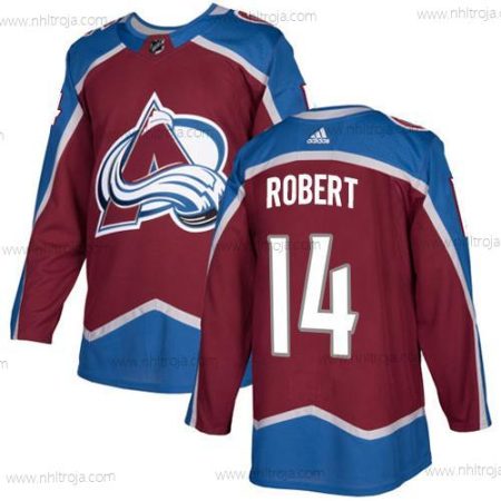 Adidas Herrar Colorado Avalanche #14 Rene Robert Röd Autentisk Stitched NHL Hemma Tröjor