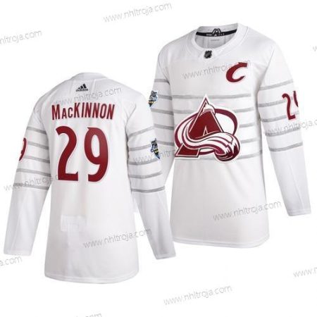 Adidas Herrar Colorado Avalanche #29 Nathan Mackinnon Vit 2020 NHL All-Star Game Tröjor