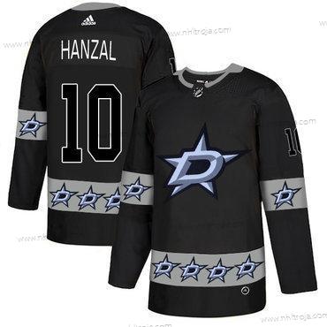 Adidas Herrar Dallas Stars #10 Martin Hanzal Svart Team Logos Tröjor