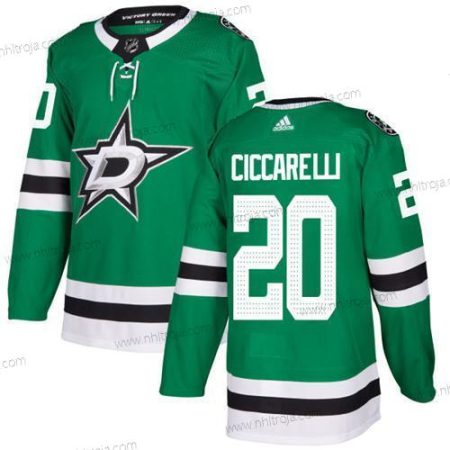 Adidas Herrar Dallas Stars #20 Dino Ciccarelli Grön Autentisk Stitched NHL Hemma Tröjor