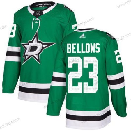 Adidas Herrar Dallas Stars #23 Brian Bellows Grön Autentisk Stitched NHL Hemma Tröjor