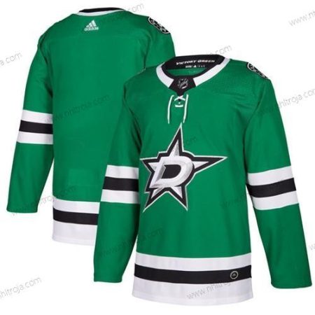 Adidas Herrar Dallas Stars Blank Grön Autentisk Stitched NHL Hemma Tröjor