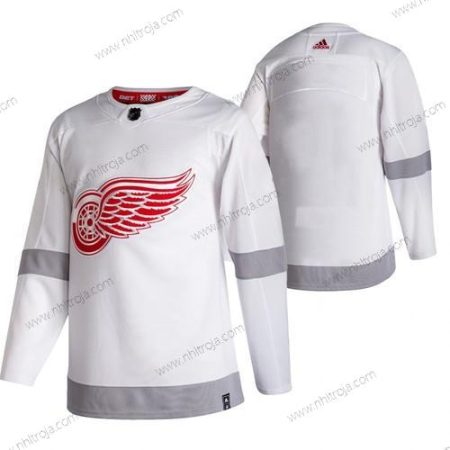 Adidas Herrar Detroit Red Wings Blank Vit 2020-21 Omvänd Retro Alternativ NHL Tröjor