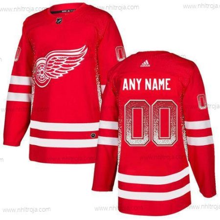 Adidas Herrar Detroit Red Wings Skräddarsydda Röd Tröjor