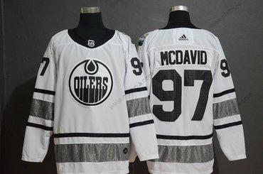 Adidas Herrar Edmonton Oilers 97 Connor Mcdavid Vit 2019 NHL All-Star Game Tröjor